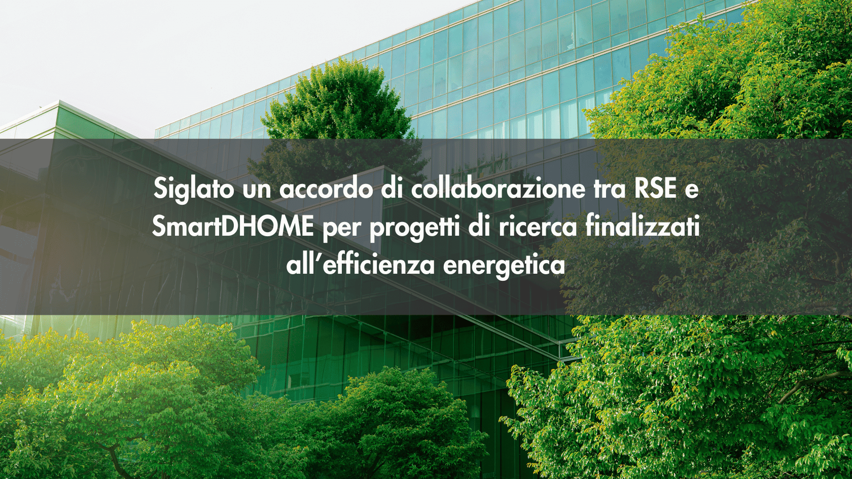 Accordo RSE SmartDHOME
